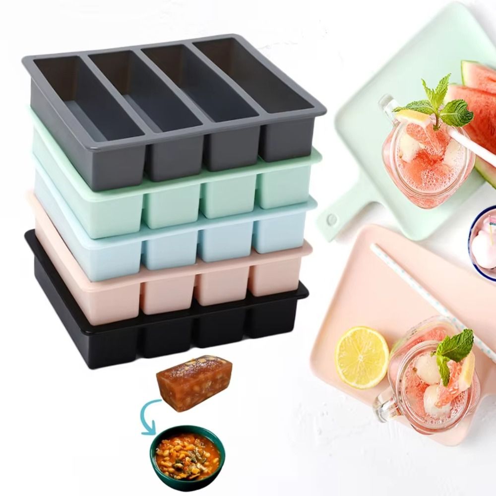 Serving Tray Mold - Neue 4-Gitter-Riesenaufbewahrung für Lebensmittel, Mahlzeit, Soße