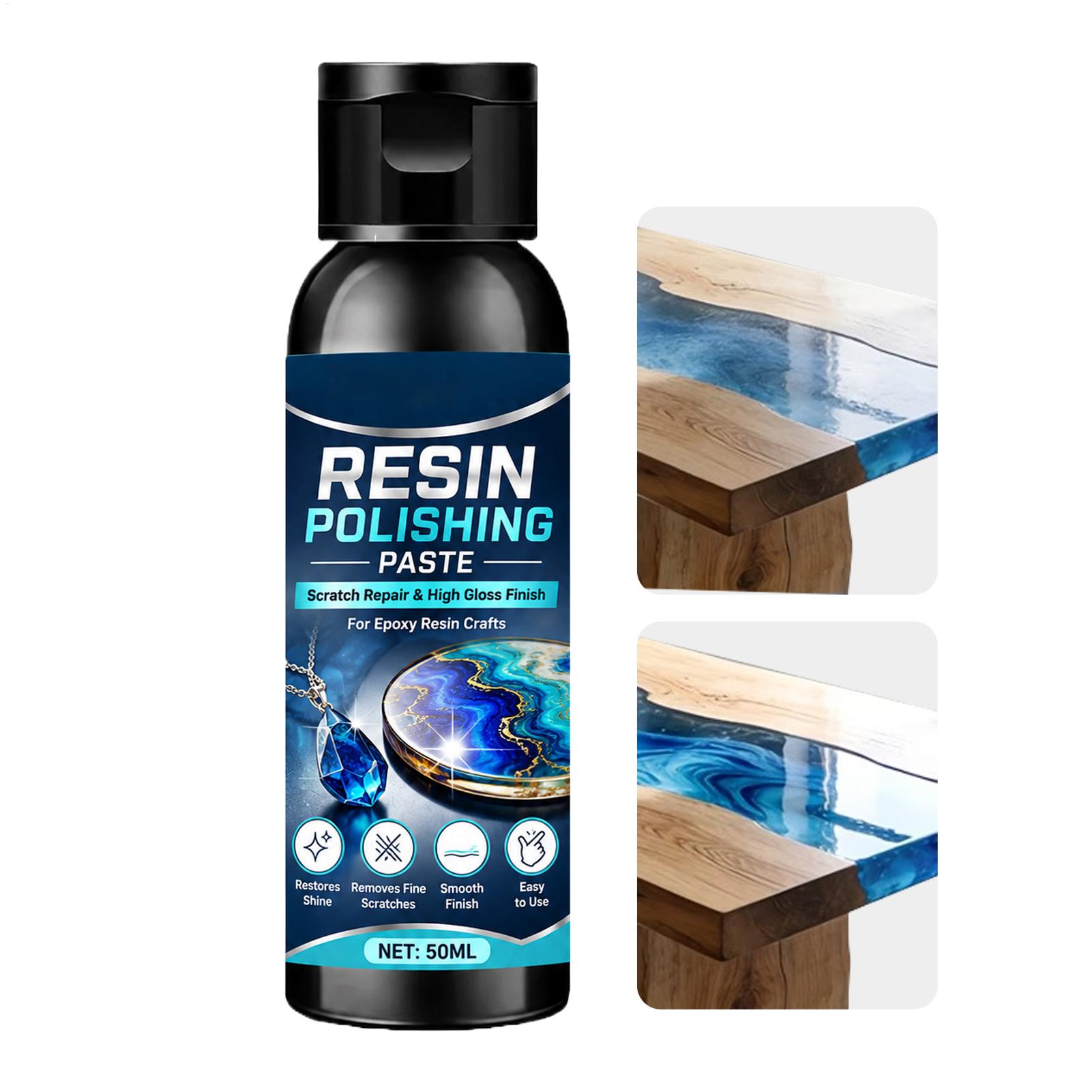Resin Craft Workshop - Harz-Polierpaste 50ml Kratzerentferner für Epoxidharz-Formen Schleifmittel
