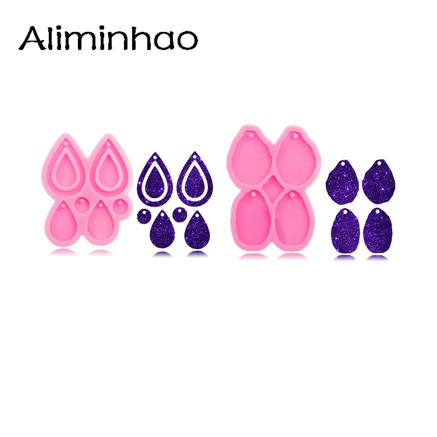 Geode Mold Silicone - DY1085 Shiny Geoden Formen mit Unregelmäßigen