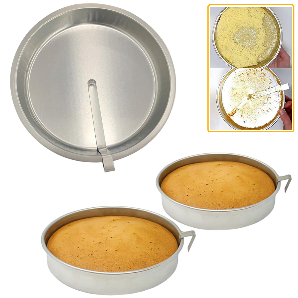 Coaster Mold Round - DIY Runde Kuchenbackform Kuchenblech Langlebiges Antihaft-Küchen-Backwerkzeug