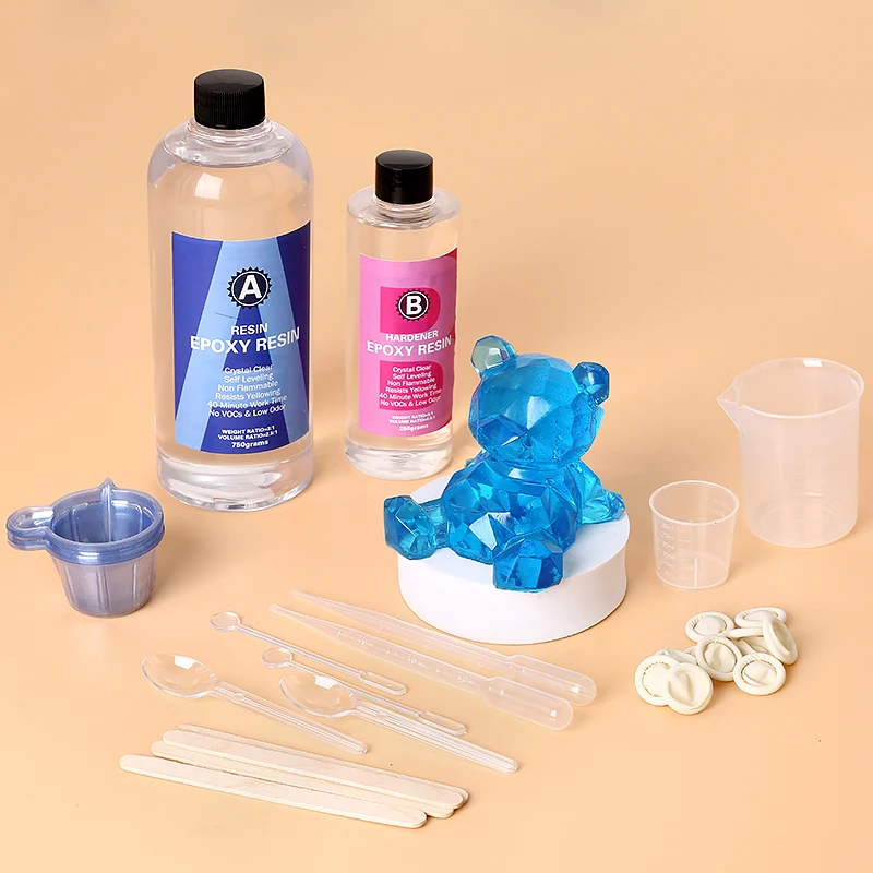 Mixing Cup Silicone - Epoxidharz-Set, kristallklar, leicht zu mischen, AB-Harz