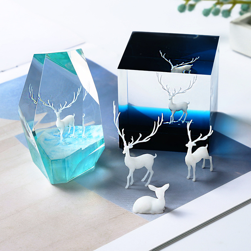Resin Ocean Wave Mold - SNASAN 6 Stück 3D Micro Swan