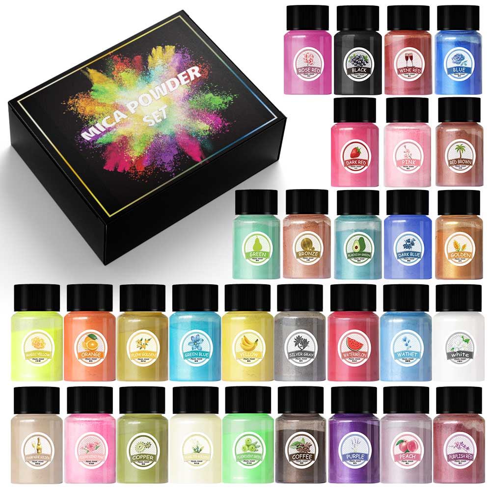 Resin Pigment Set - 10ml Perlen pulver Epoxidharz Pigment füller