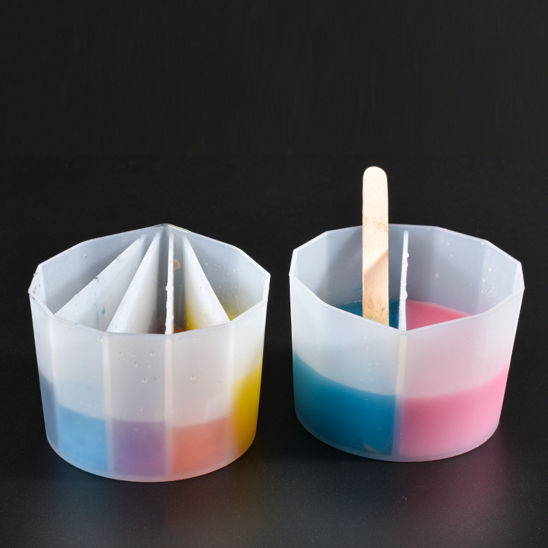 Mixing Cup Silicone - Geteilte Becher zum Ausgießen von Farbe,