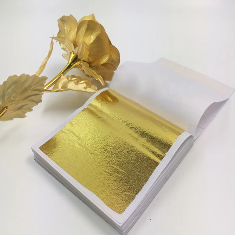 100 Stück Imitations-Gold-Silb – Gold Foil Flakes Bewertung und Preis