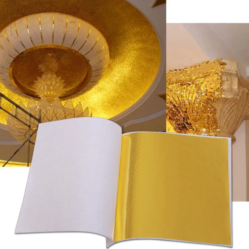 100 Stück Imitations-Gold-Silb – Gold Foil Flakes Bewertung und Preis