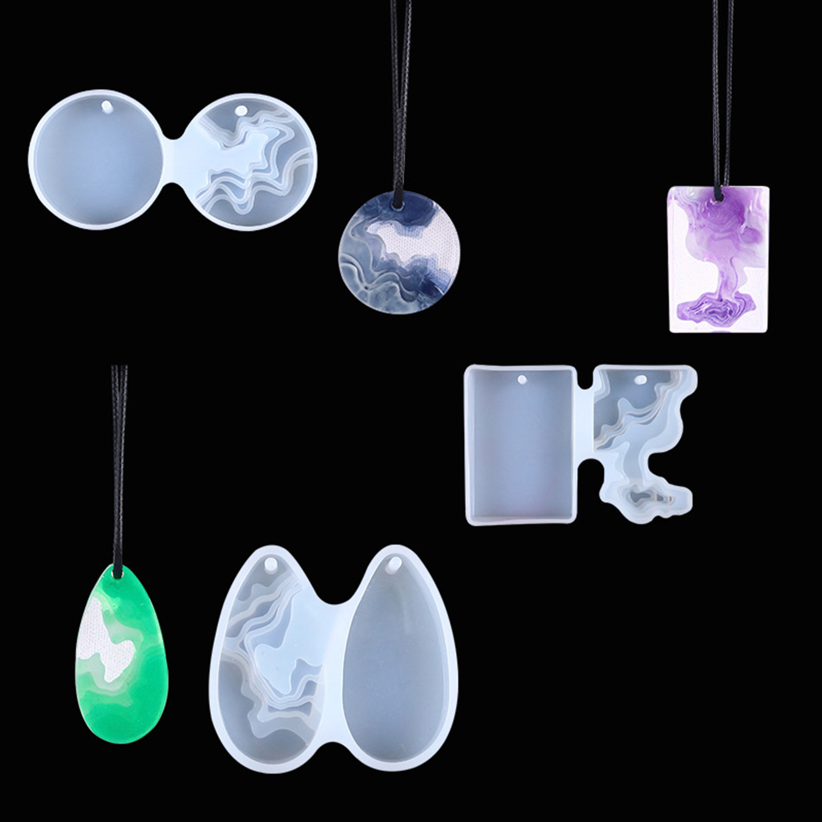 3-teiliges DIY Kristallformen- – Geode Mold Silicone Bewertung und Preis