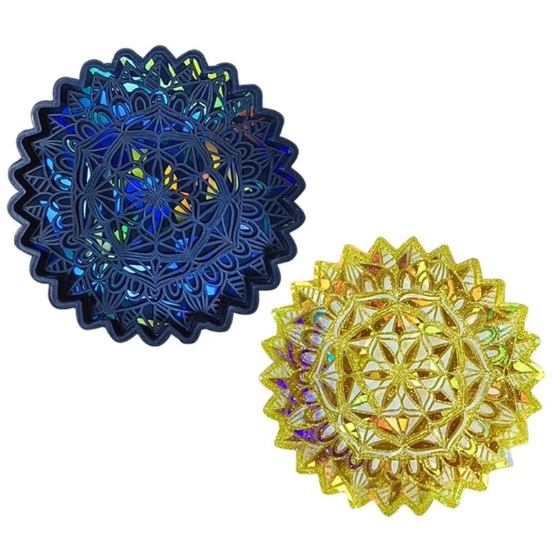 Tragbare Blumen-Untersetzer-Si – Resin Ocean Wave Mold Bewertung und Preis