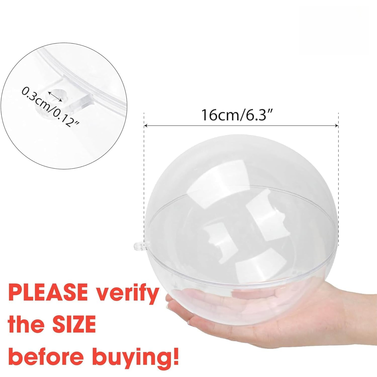 Befüllbare transparente Orname – Dome Mold Clear Bewertung und Preis