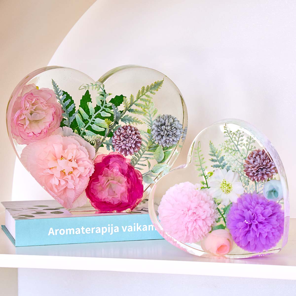 Große Liebes-Silikonform, DIY  – Flower Preservation Resin Bewertung und Preis