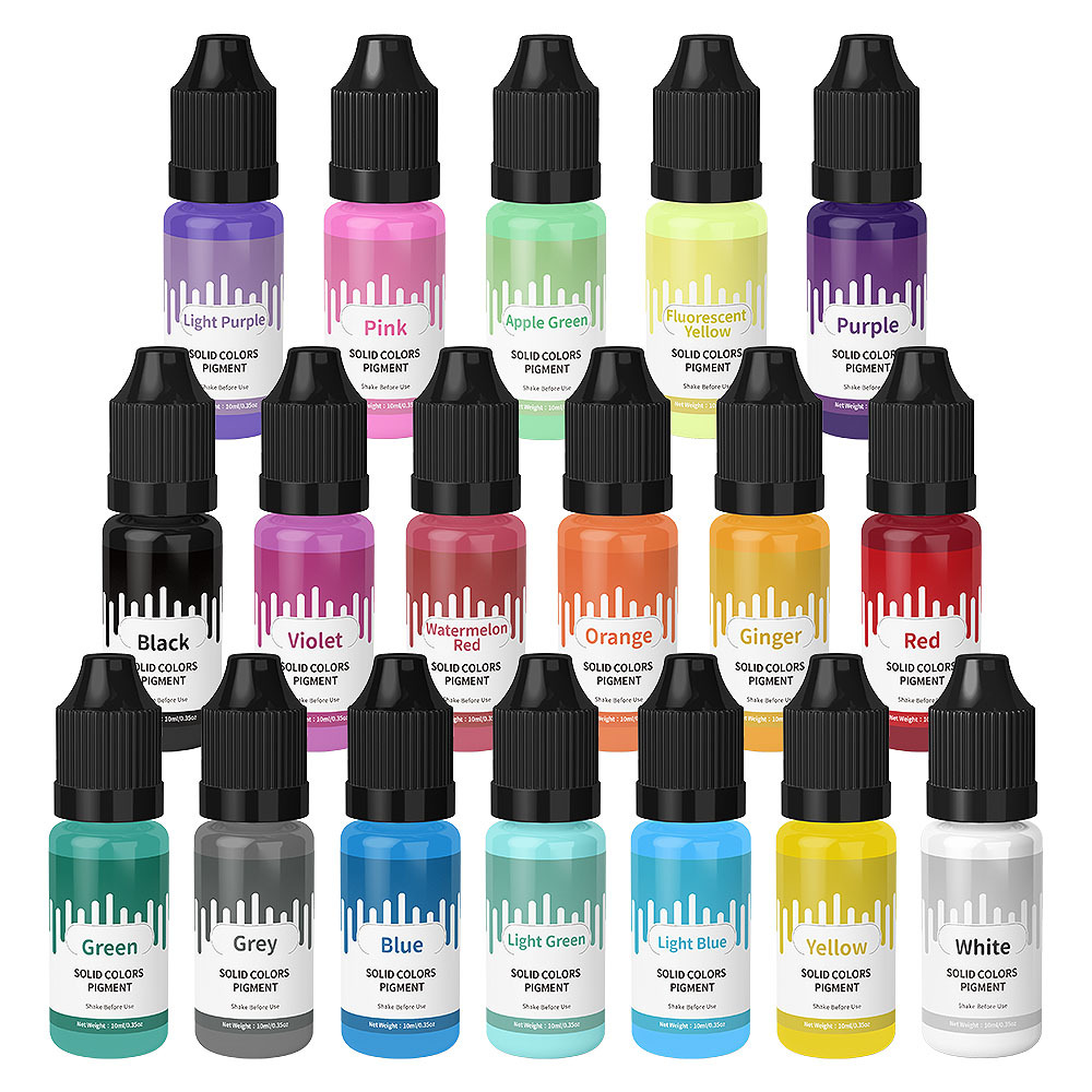 18 farben 10 ml Macaron Solide – Resin Pigment Set Bewertung und Preis