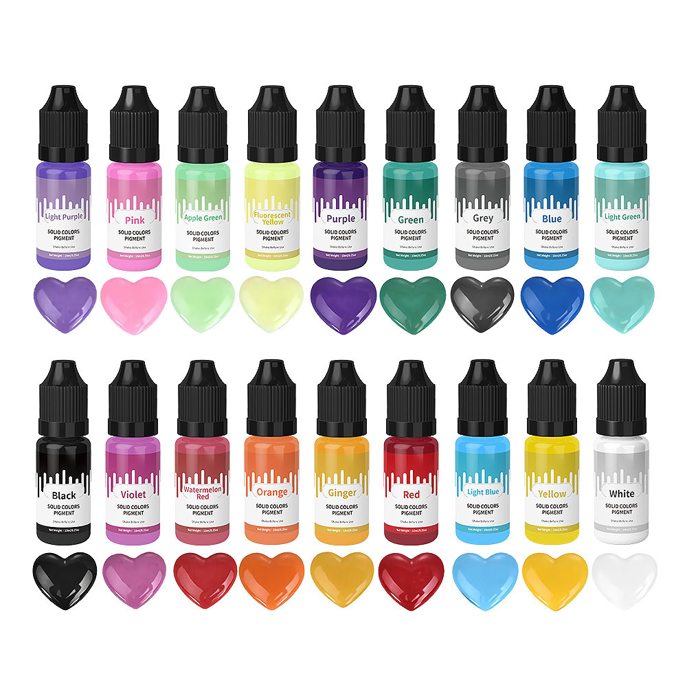 18 farben 10 ml Macaron Solide – Resin Pigment Set Bewertung und Preis
