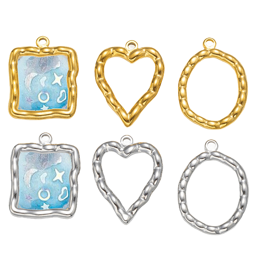 5 Stück Edelstahl Herz Runde O – Resin Craft Material Bewertung und Preis