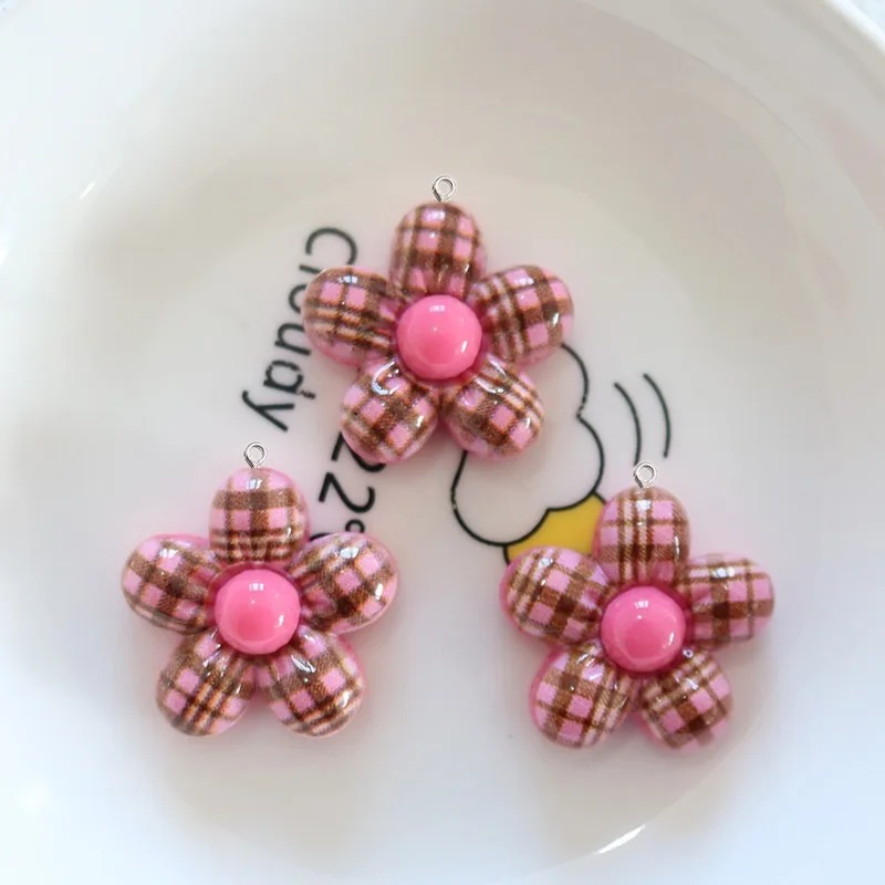 10 Stück süße Blumen-Anhänger  – Resin Craft Material Bewertung und Preis
