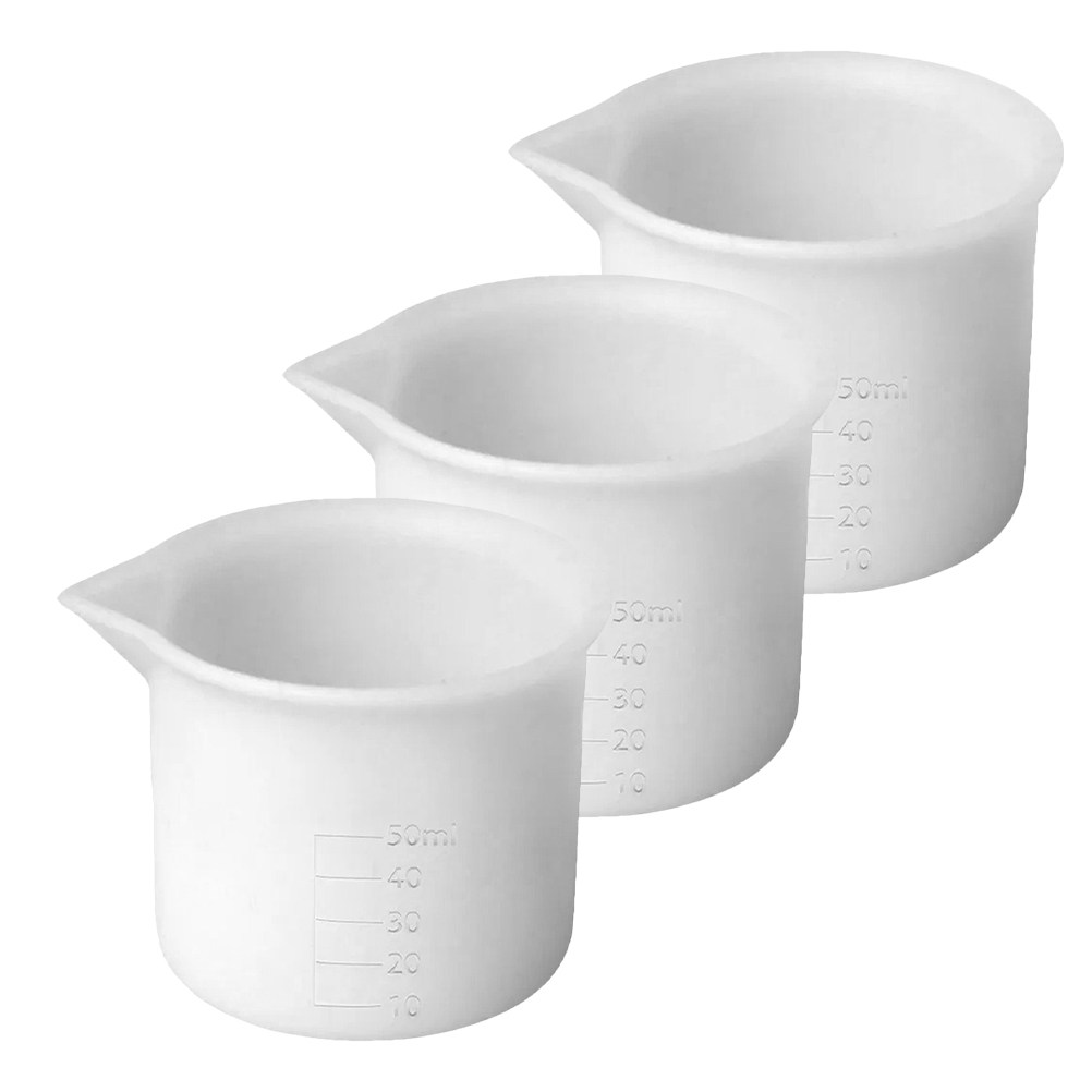3 Stück 50ml Silikon-Messbeche – Mixing Cup Silicone Bewertung und Preis