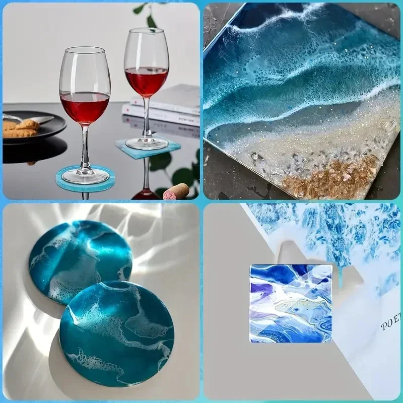 5 Teile/satz DlY Epoxidharz Ta – Coaster Mold Round Bewertung und Preis