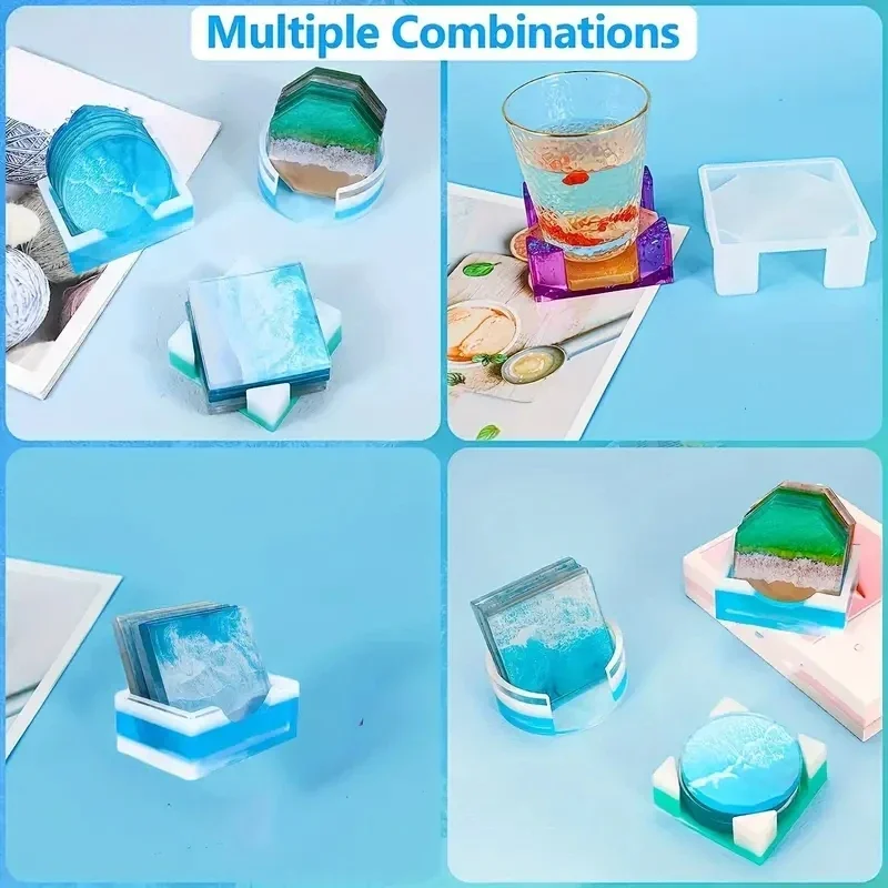5 Teile/satz DlY Epoxidharz Ta – Coaster Mold Round Bewertung und Preis