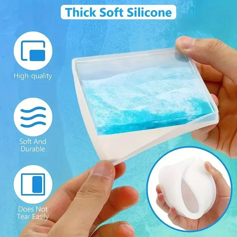 5 Teile/satz DlY Epoxidharz Ta – Coaster Mold Round Bewertung und Preis