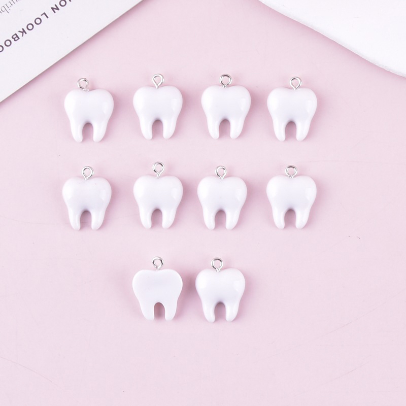 10 Stück niedliche weiße Zähne – Resin Craft Projects Bewertung und Preis
