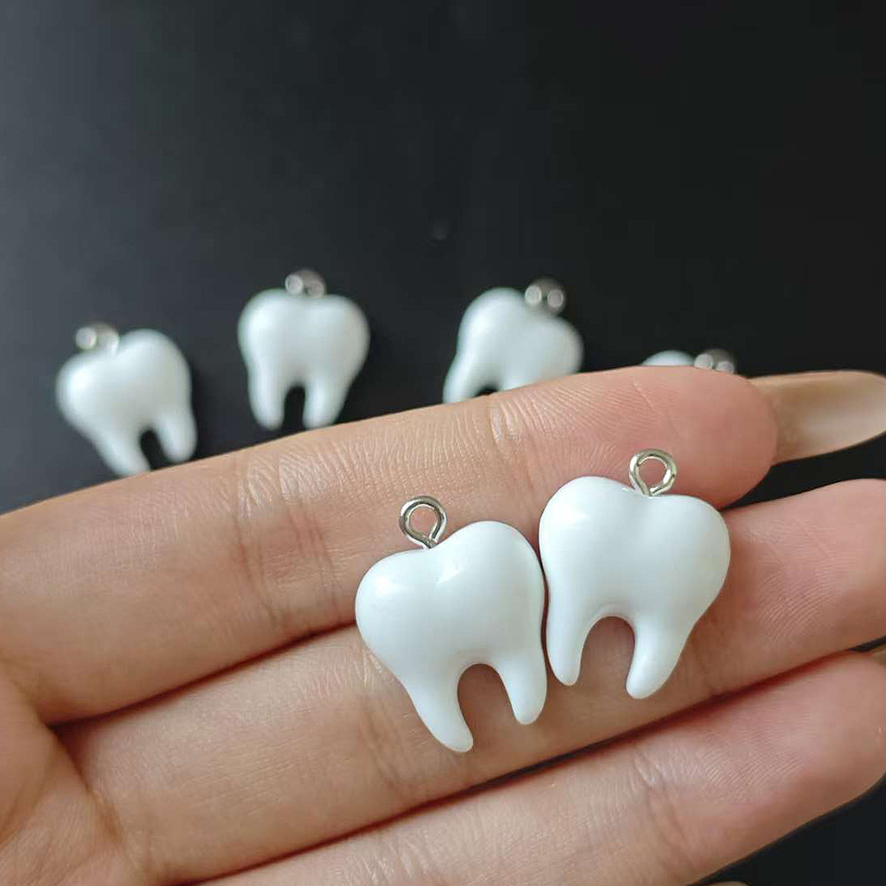 10 Stück niedliche weiße Zähne – Resin Craft Projects Bewertung und Preis