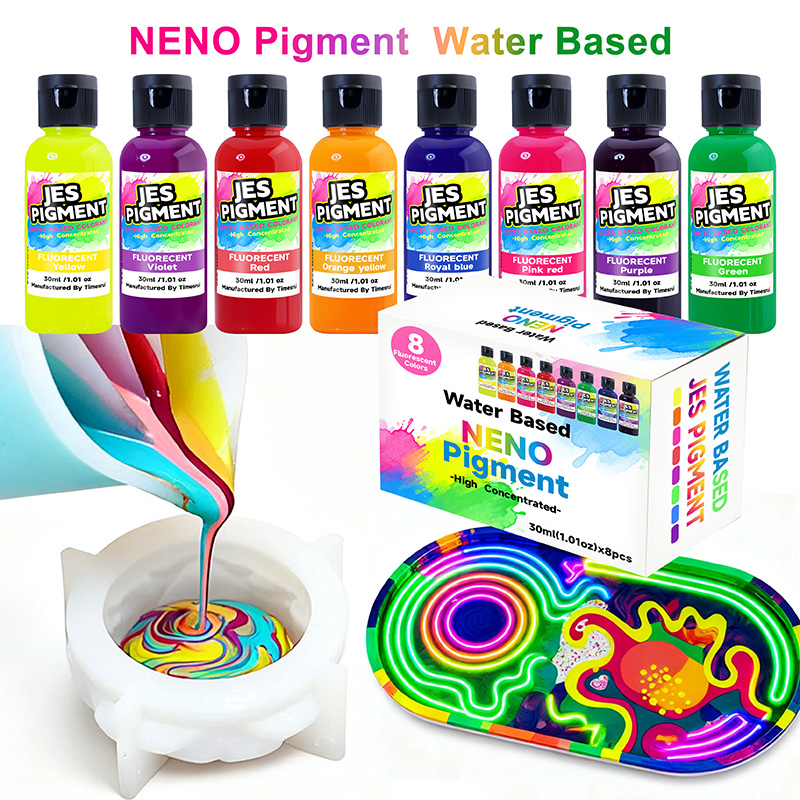 8 Farben/Set fluoreszierendes  – Resin Pigment Set Bewertung und Preis