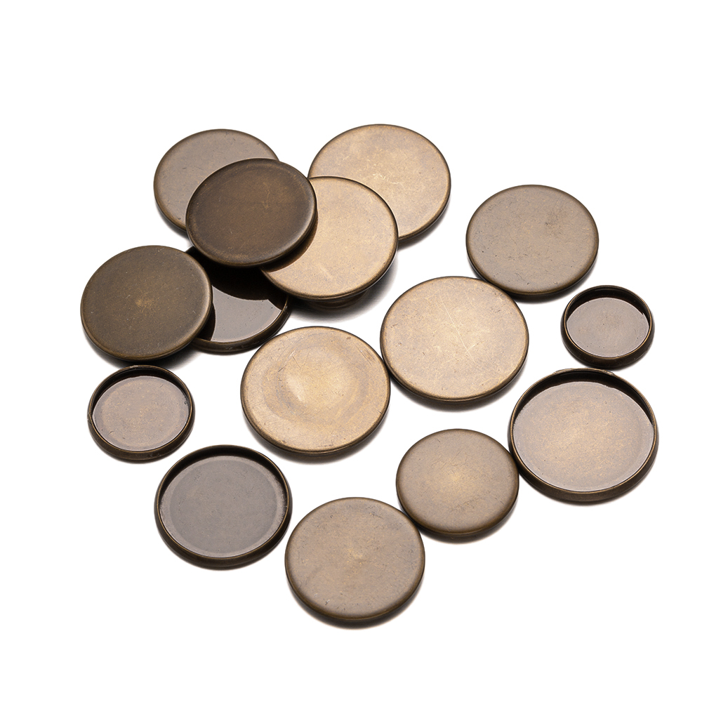 20 Stück antike Bronze flache  – Bezels Set Pendant Bewertung und Preis