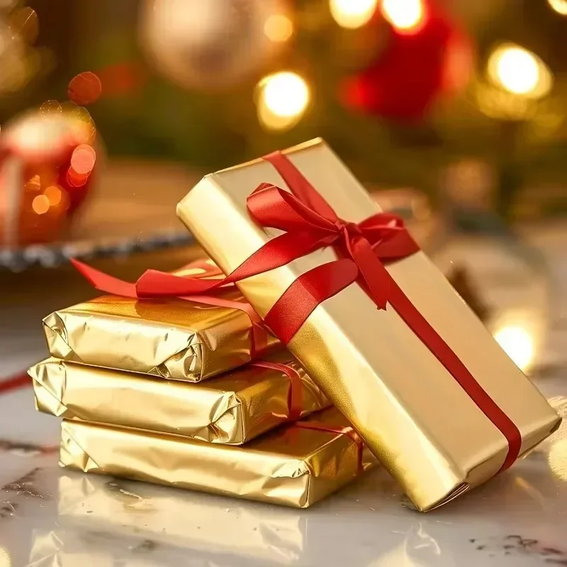 100PCS Große Dubai Schokolade  – Gold Foil Flakes Bewertung und Preis