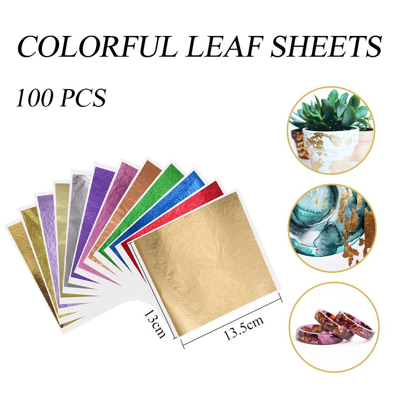 13 x 13,5 cm schwarzes Folienp – Gold Foil Flakes Bewertung und Preis
