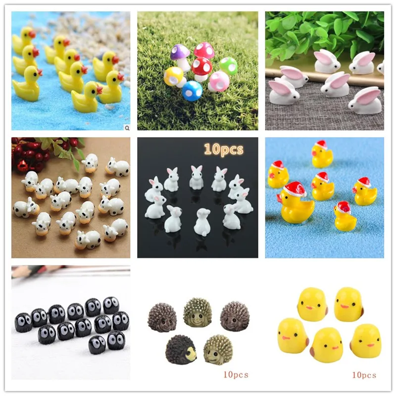 10Pcs/Hedgehog und Kühe/Nette  – Terrarium Moss Art Bewertung und Preis