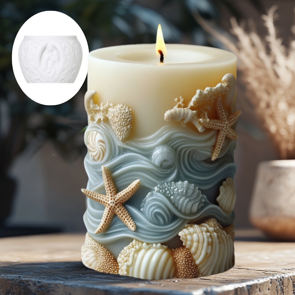 DIY Ozean Stil Relief zylindri – Resin Ocean Wave Mold Bewertung und Preis