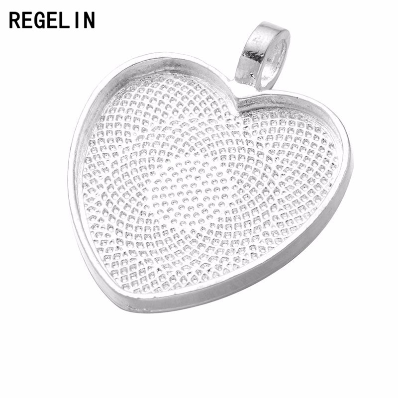 REGELIN Herz Cabochon Einstell – Bezels Set Pendant Bewertung und Preis