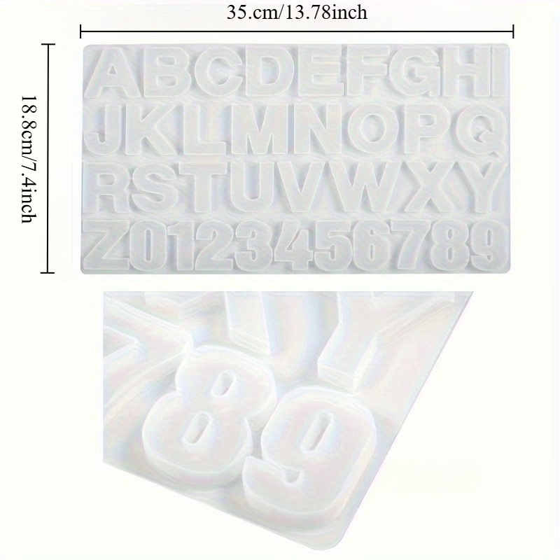 Silikonform für Buchstaben von – Serving Tray Mold Bewertung und Preis