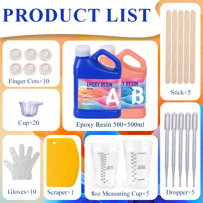 Einfach zu Mischendes Epoxidha – Epoxy Uv Resin Kit Bewertung und Preis