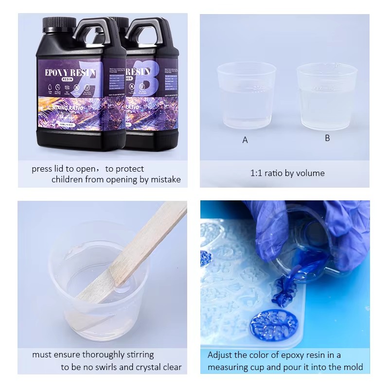 Easy Mix 1:1 Epoxidharz-Set, k – Epoxy Uv Resin Kit Bewertung und Preis