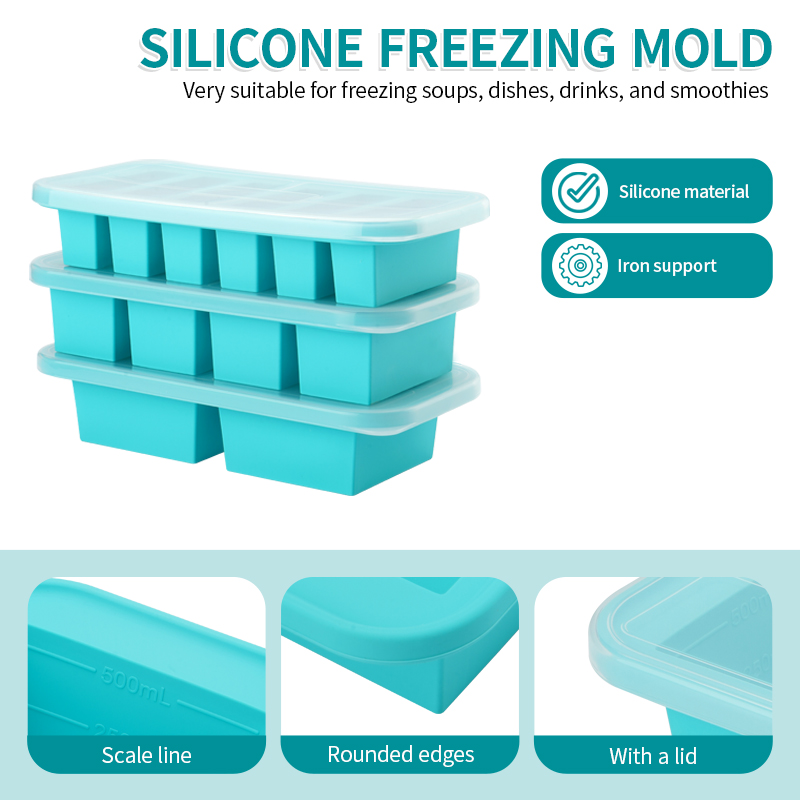 2- oder 3-teilige Gefrierschra – Serving Tray Mold Bewertung und Preis