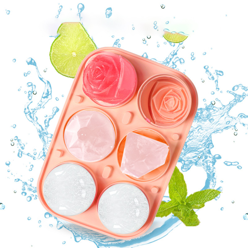 3D Rose Diamant Runde Eiswürfe – Coaster Mold Round Bewertung und Preis