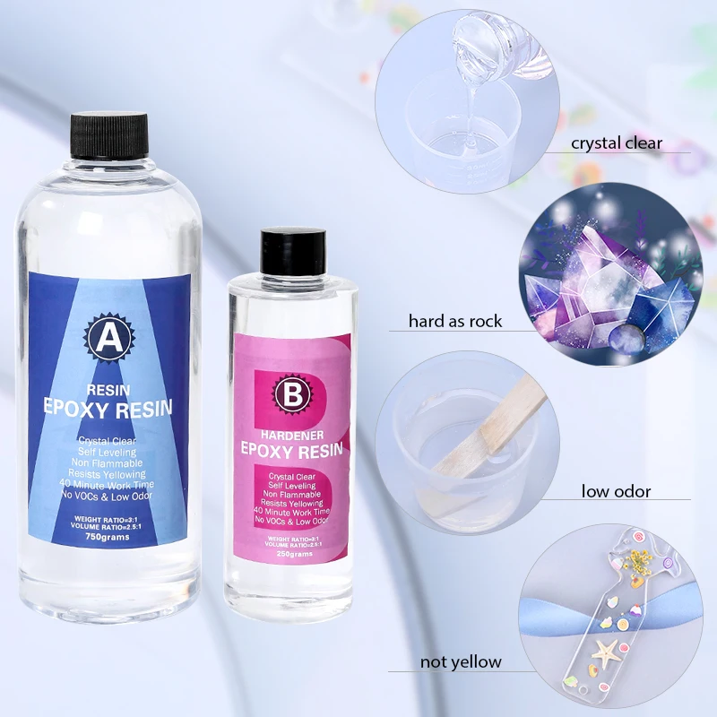 Epoxidharz-Set, kristallklar,  – Mixing Cup Silicone Bewertung und Preis