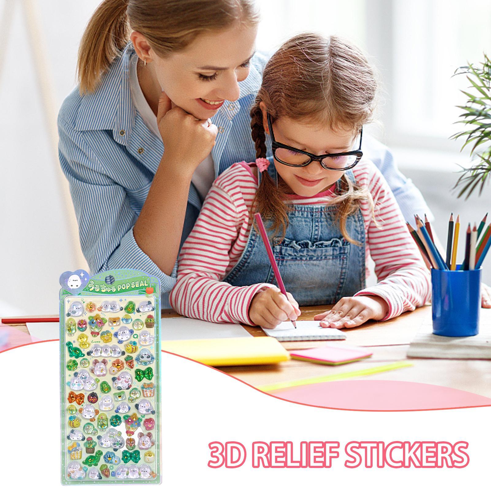 Süße Aufkleber Pack 3D Glitter – Resin Glitter Pack Bewertung und Preis