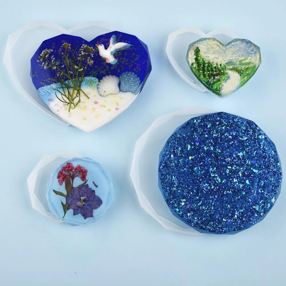 Harz Untersetzer Silikon Form  – Coaster Mold Round Bewertung und Preis