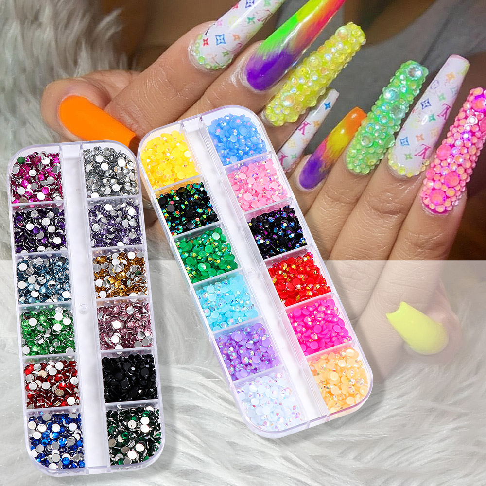 2400 Stück 2mm AB Jelly Strass – Resin Glitter Pack Bewertung und Preis