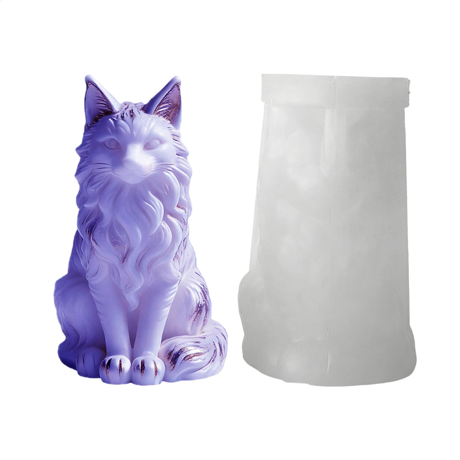 Katzen-Harzform |   Sitzende K – Resin Craft Workshop Bewertung und Preis