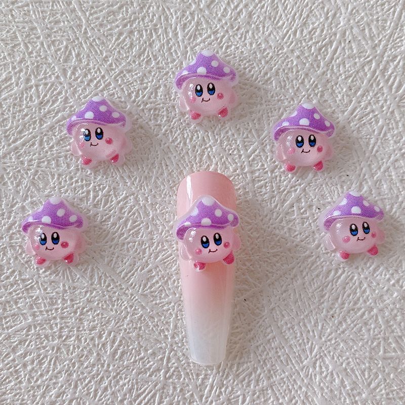 2/10/20 Stück Kirby Nagelcharm – Crafting Resin Bewertung und Preis