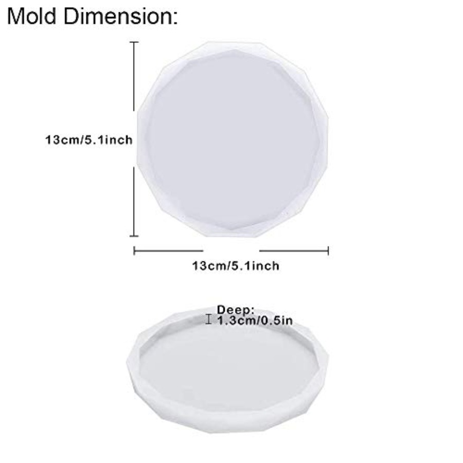 4er-Pack Untersetzerformen - D – Geode Mold Silicone Bewertung und Preis