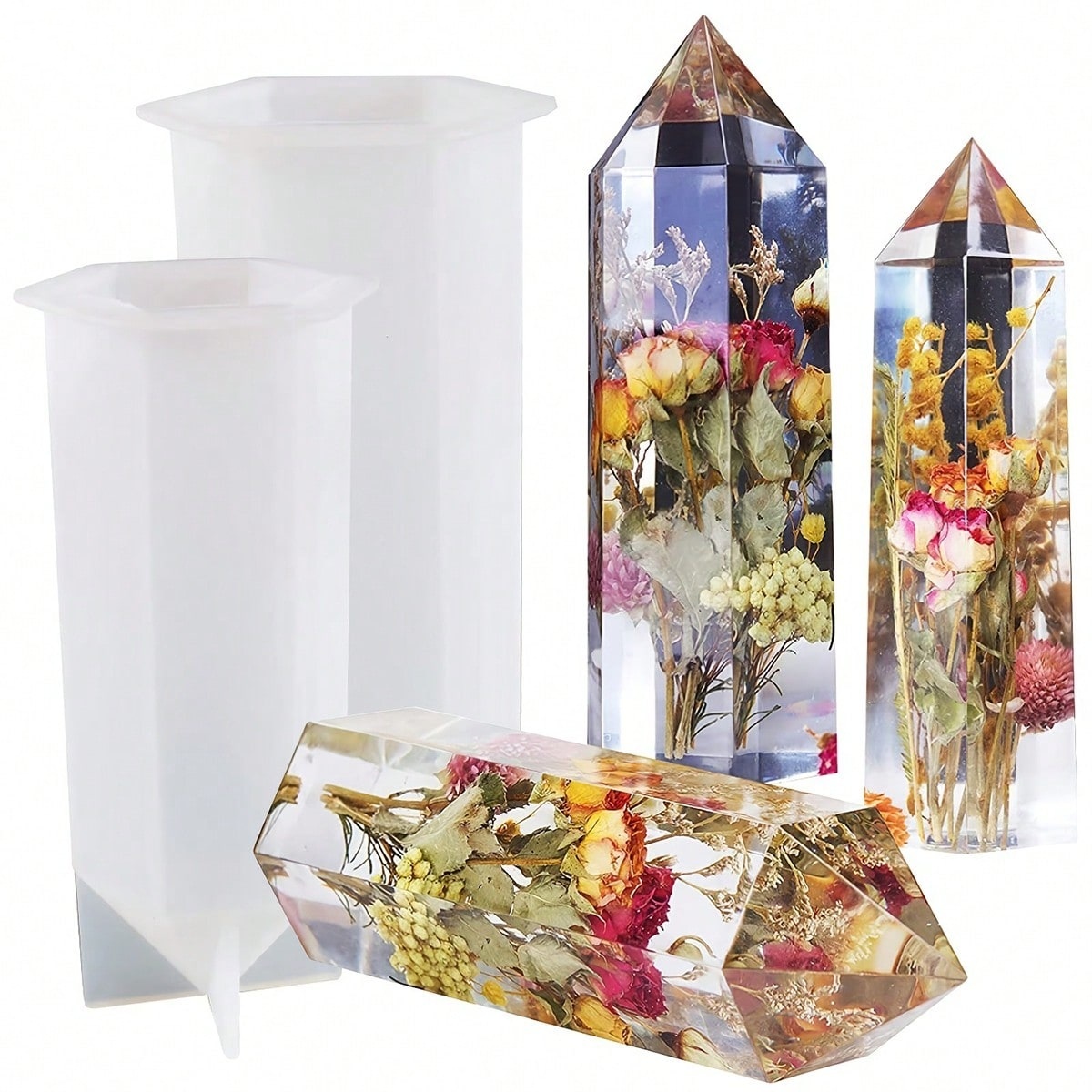 1 Stück Kristallturm-Harz-Sili – Flower Preservation Resin Bewertung und Preis