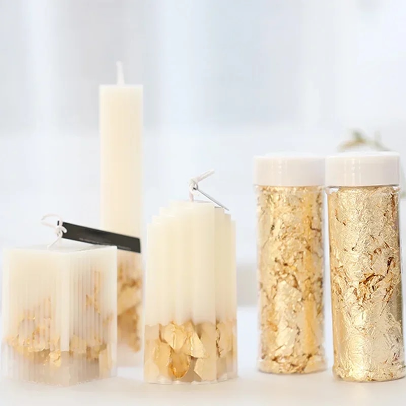 2g/1g Metallfolie flocken Gold – Gold Foil Flakes Bewertung und Preis