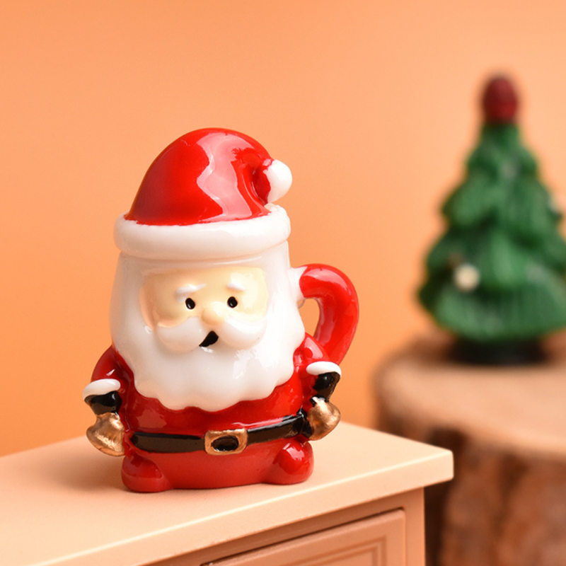 Mini-Weihnachtsmann-Teetasse-O – Resin Craft Material Bewertung und Preis