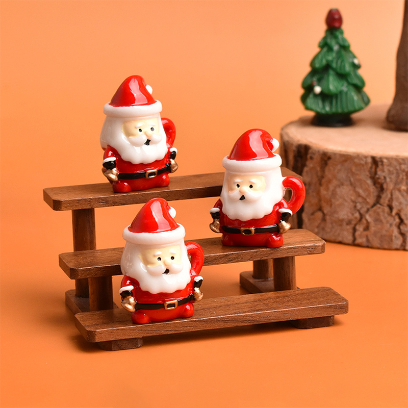 Mini-Weihnachtsmann-Teetasse-O – Resin Craft Material Bewertung und Preis