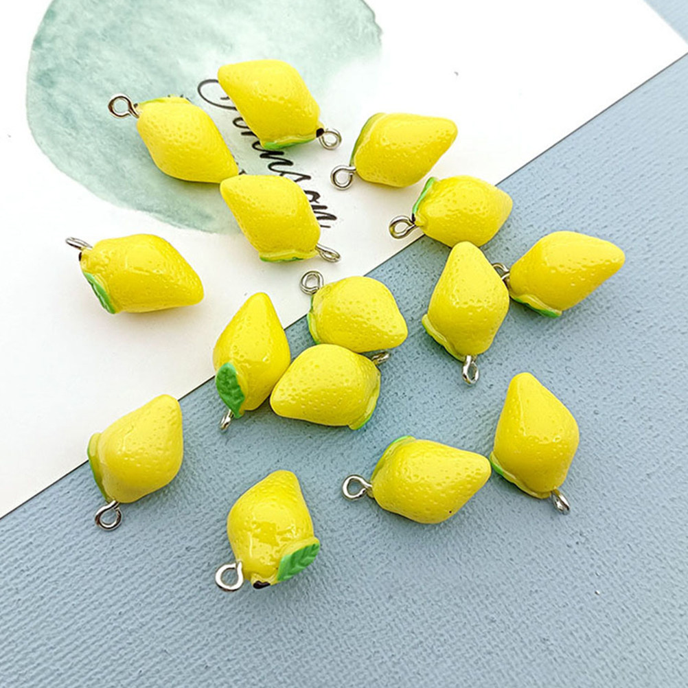 20 Stück Zitronen-Harzanhänger – Crafting Resin Bewertung und Preis