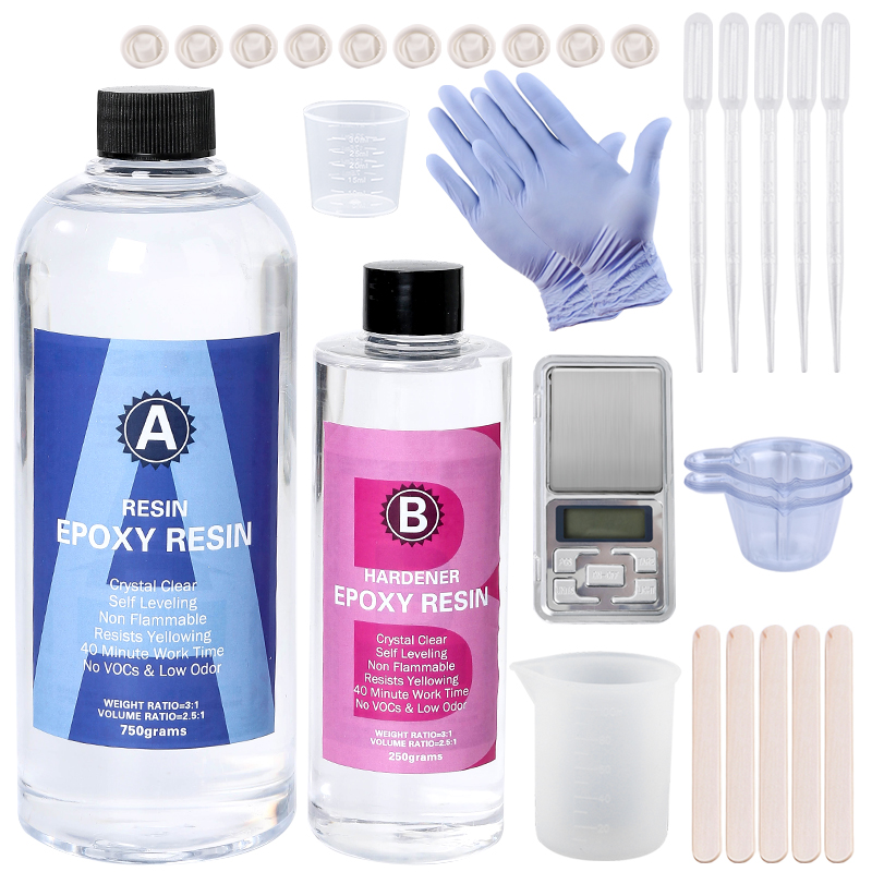 Epoxidharz-Set, kristallklar,  – Resin Ocean Wave Mold Bewertung und Preis