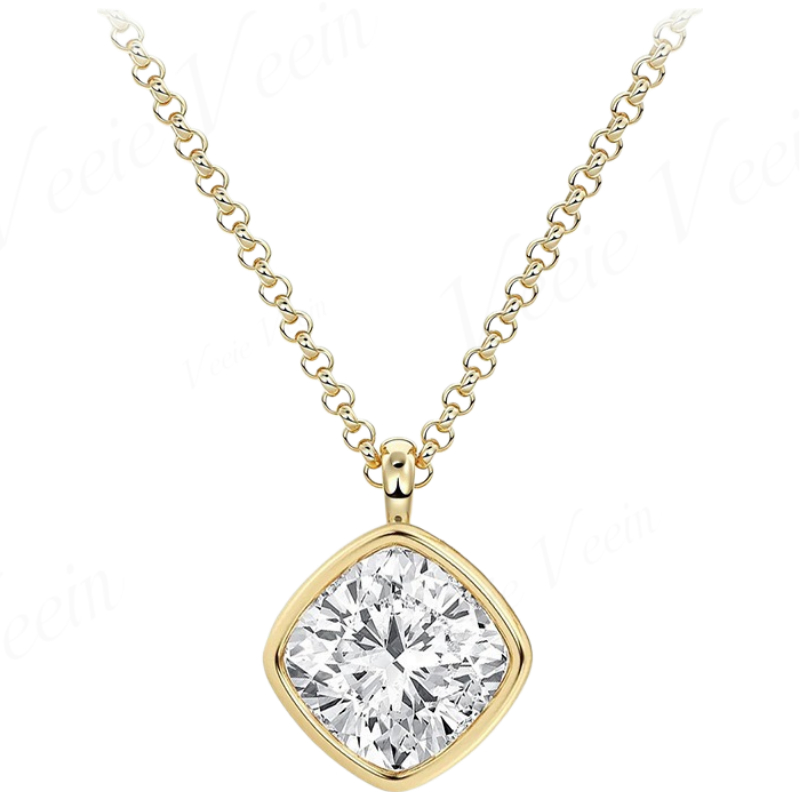 Veeie Veein Schmuck 3ct Unrege – Bezels Set Pendant Bewertung und Preis